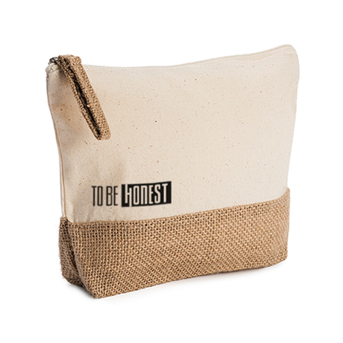 Beauty case in cotone e iuta